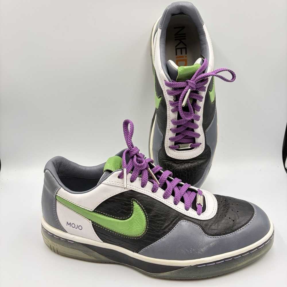 Nike Are Force 25 Nike Id Exclusive Mojo 319005-991 Rare HTF Mens Size 11 Grey